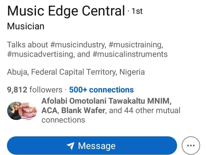 Cover image for Music Edge built to 9k followers on LinkedIn 