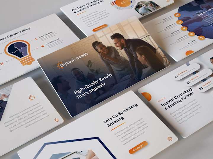 Cover image for Impresiv Health Business Presentation Template