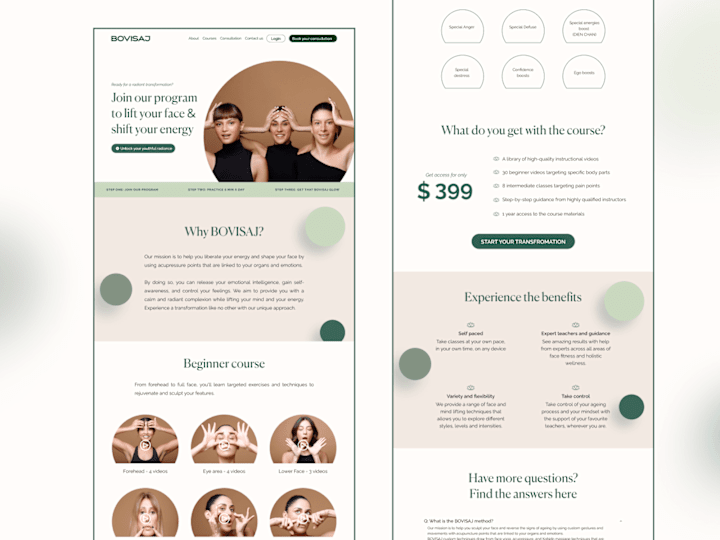 Cover image for Brand and web design for Yoga studio