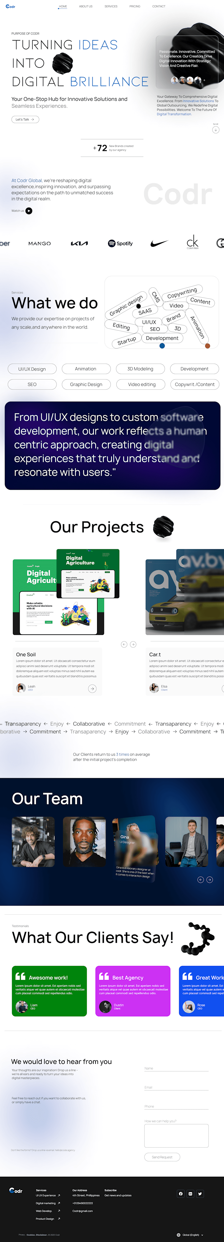 Cover image for Website landing page UI/UX 