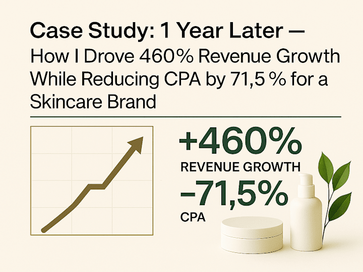 Cover image for How I Drove 460% Revenue Growth While Reducing CPA by 71.5%