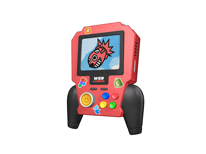 Cover image for Interactive Spline Gameboy Model for WenLaunch Studios