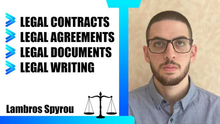 Cover image for Fiverr gig: Expertly writing legal contracts/ agreements