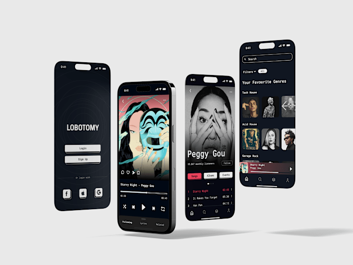 Cover image for Lobotomy Music Streaming App