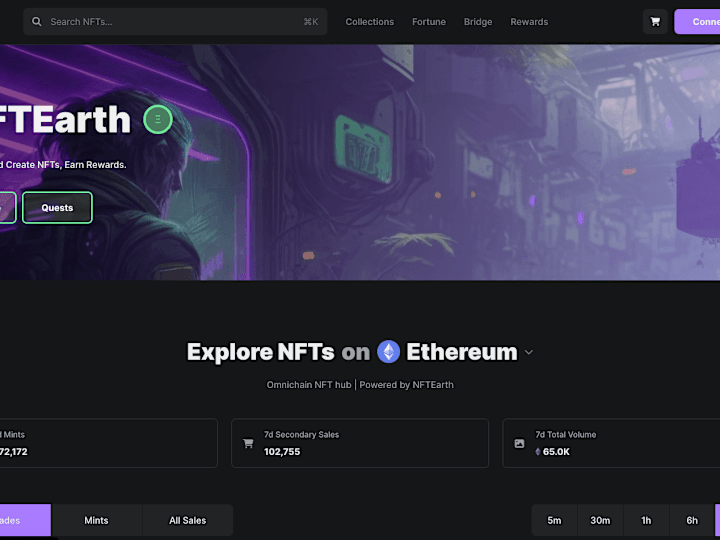 Cover image for NFTEarth | Omnichain NFT Hub
