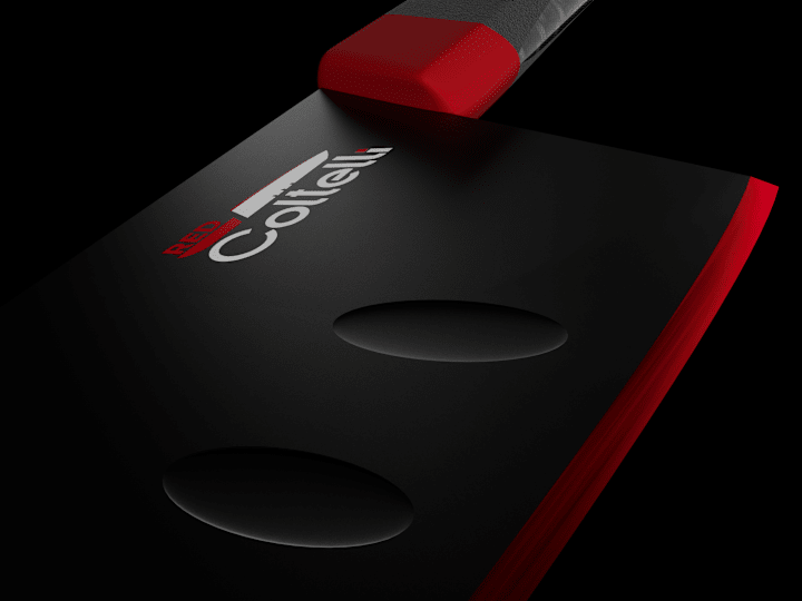 Cover image for Red Coltelli Branding + 3D Model + Product Packaging
