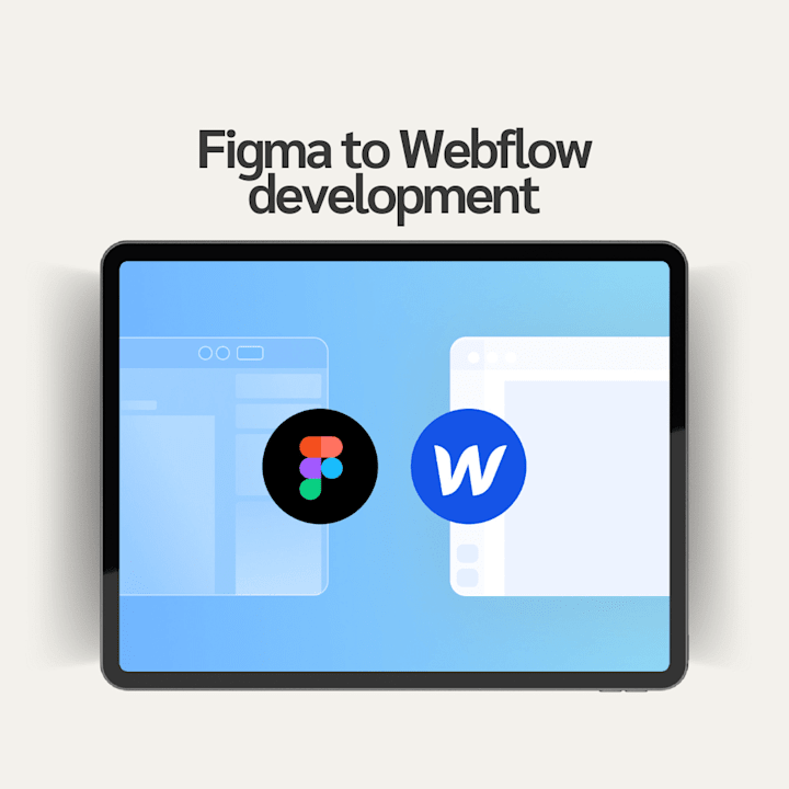 Cover image for Figma to Webflow site development