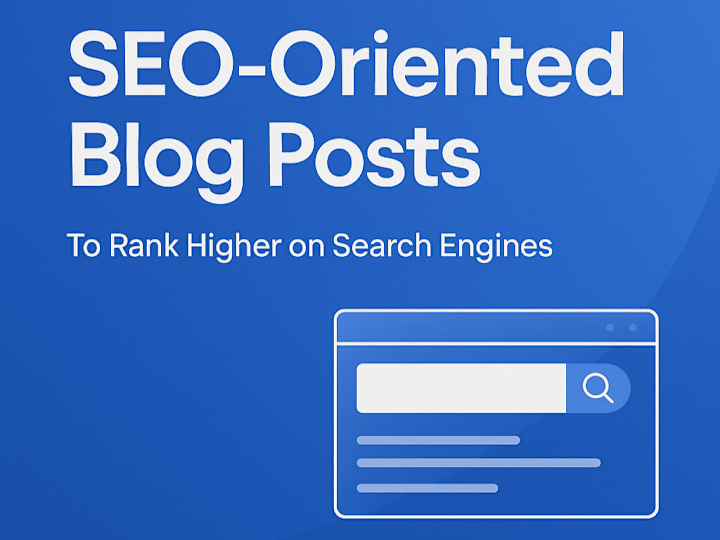 Cover image for SEO-Optimized Blog Post Writing