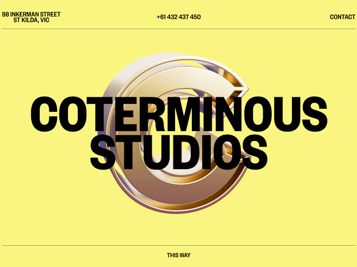 Cover image for Coterminous Studios – Recording Studio Website