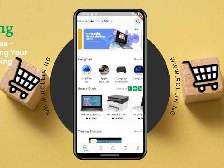 Cover image for Rollin E-Commerce Mobile