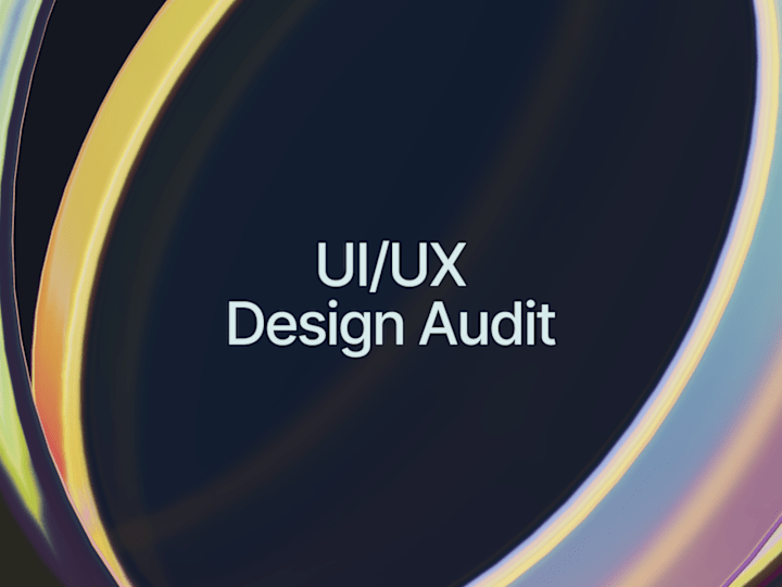 Cover image for UI/UX Design Audit