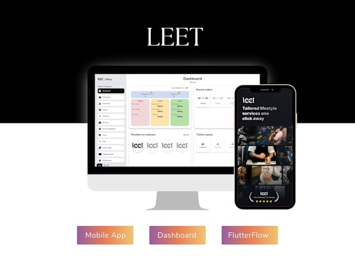 Cover image for LEET - Book premium lifestyle services at home