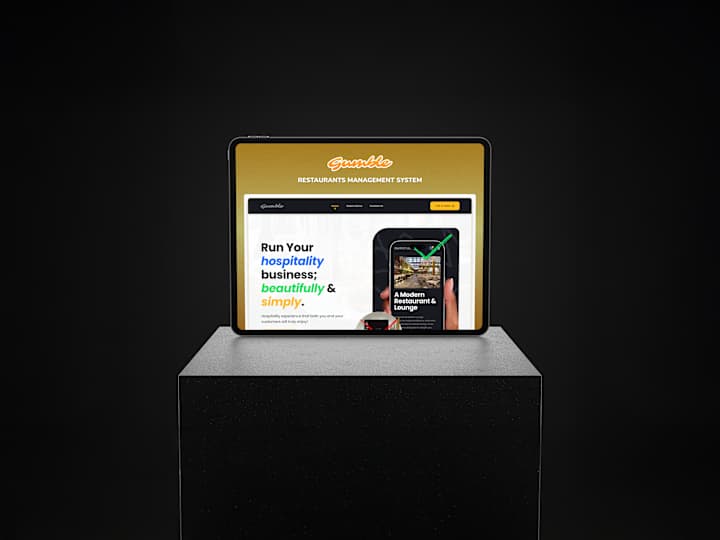 Cover image for Digital Menu System for Gumble