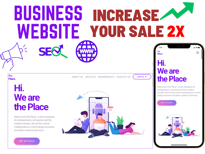 Cover image for Create SaaS Product website for your business  