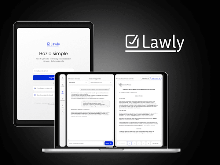 Cover image for Lawly - AI SaaS for Contract Creation