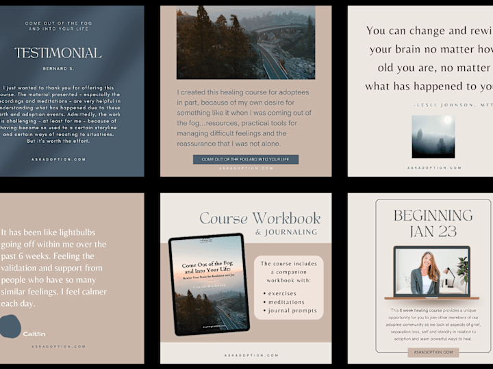 Cover image for Social Content Design for a Therapist