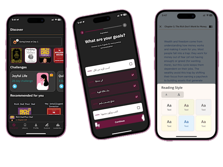 Cover image for Safhatayn - Book Reading App