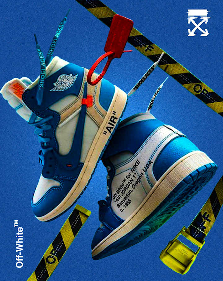 Cover image for Off White Sneaker Poster Design