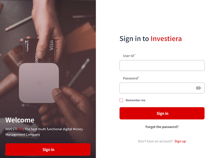 Cover image for Investiera (Banking mobile app)