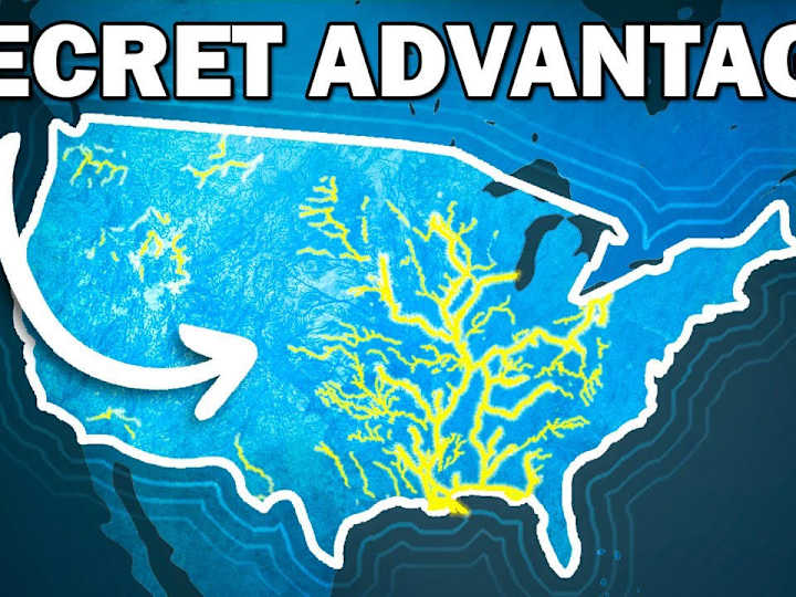 Cover image for How Rivers Make America Insanely Powerful