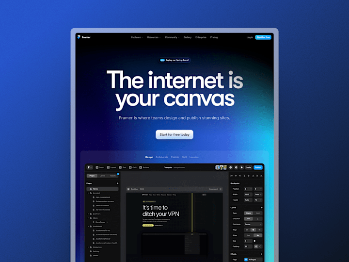 Cover image for Landing Page Design & Development in Framer