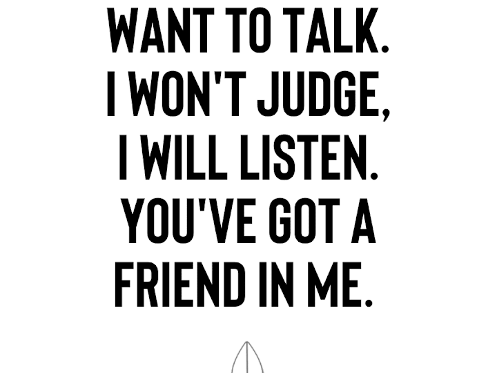 Cover image for i will be your empathetic listener and life coach.