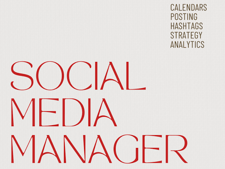 Cover image for Social Media Management