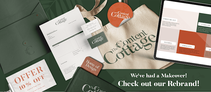 Cover image for The Content Cottage Rebrand