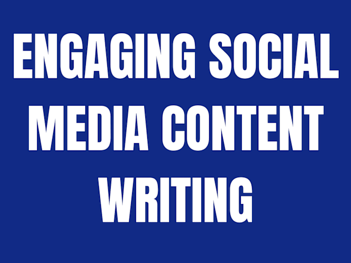 Cover image for I will write compelling social media content