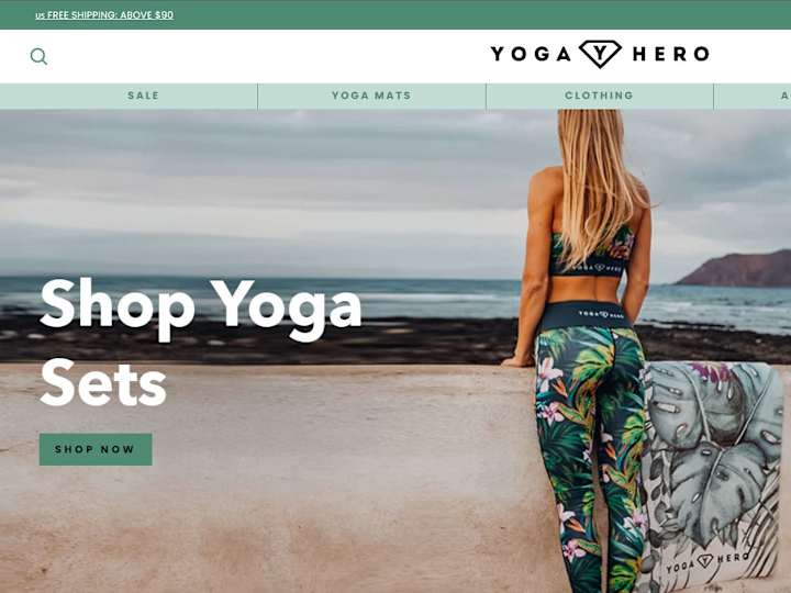 Cover image for YOGA HERO®: Innovative Yoga Mats, Accessories and Active Wear