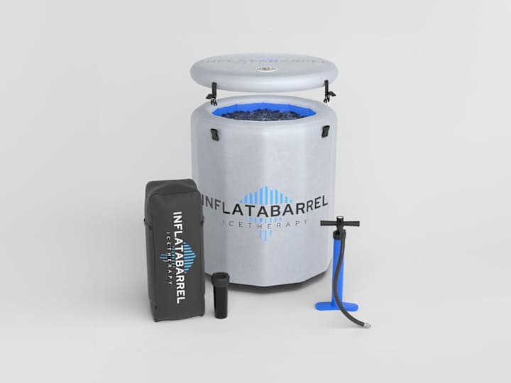 Cover image for Inflata Barrel | 3D Product Visualization for Site Assets