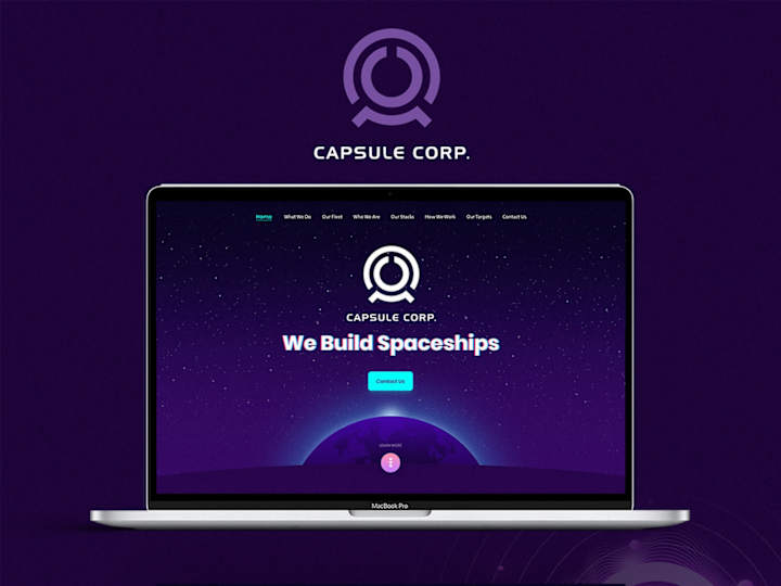 Cover image for Capsule Corp landing page