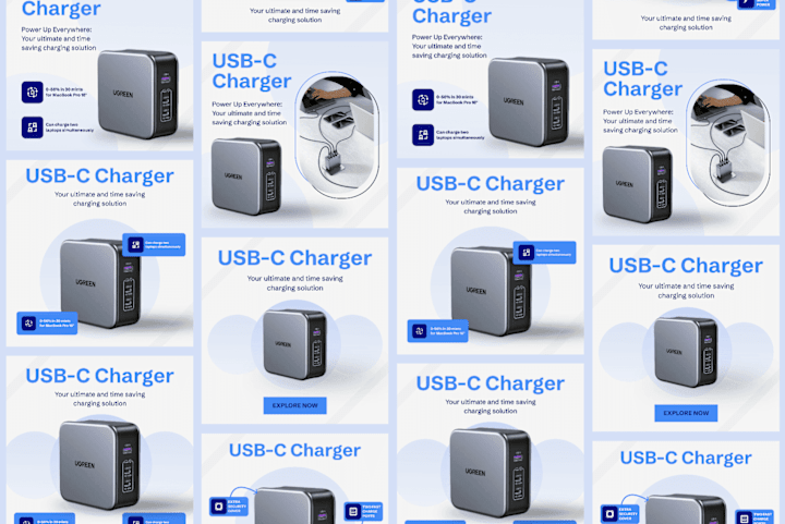 Cover image for Power Charger Amazon Ecommerce Template Pack