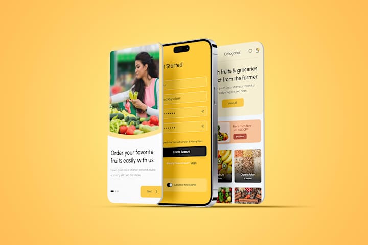 Cover image for eCommerce Mobile App UI