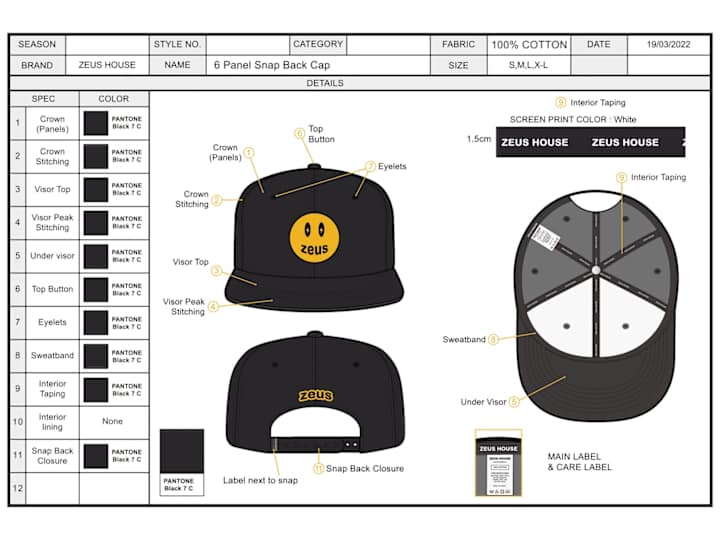 Cover image for Snapback CAD Design
