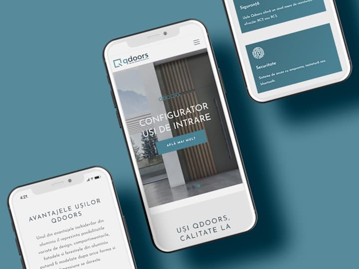 Cover image for Brand Identity Design and Responsive Website for Qdoors