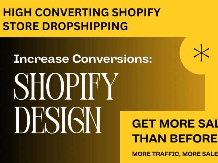Cover image for revamp shopify store design shopify cro dropshipping store