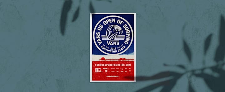 Cover image for Celebrating Surf | Printing Production for Vans US Open Poster