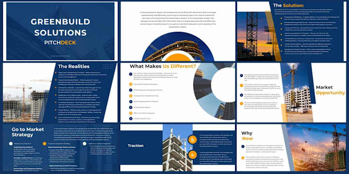 Cover image for Greenbuild Solutions Pitch Deck for Seed Funding