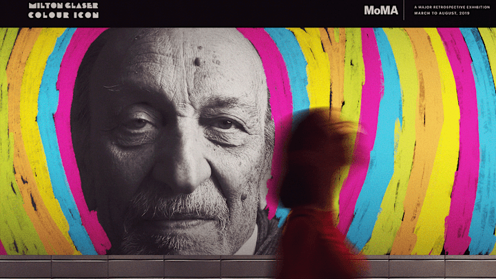 Cover image for 
Milton Glaser | Colour Icon MoMa Exhibition