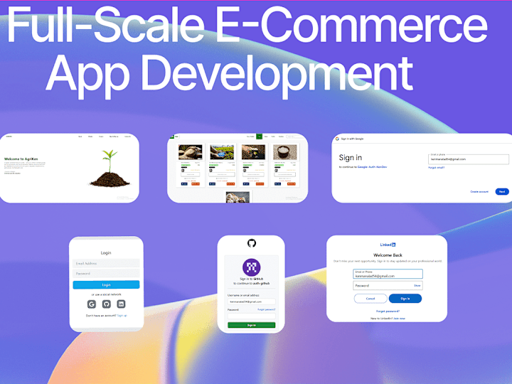 Cover image for Full-Scale E-Commerce App Development