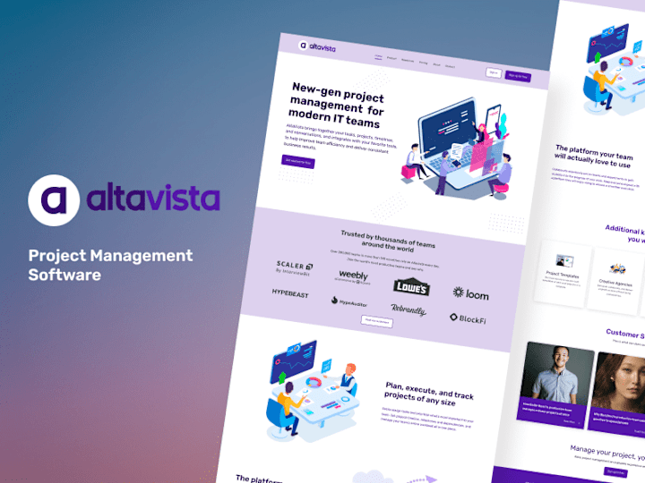 Cover image for AltaVista (Project Management Software)