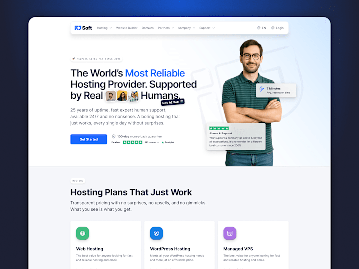 Cover image for ICDSoft Home Page Redesign & Brand Refresh