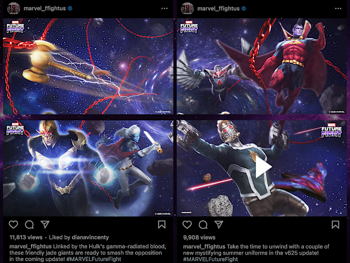 Cover image for Marvel Future Fight Social Content