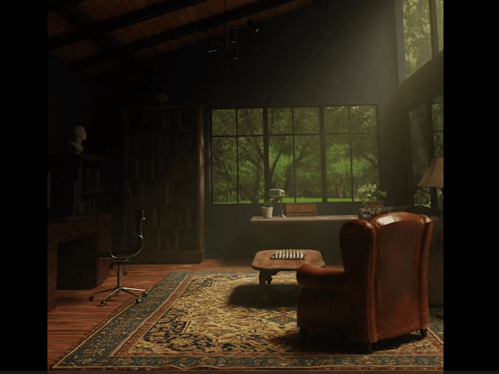 Cover image for Vintage 3d Interior design