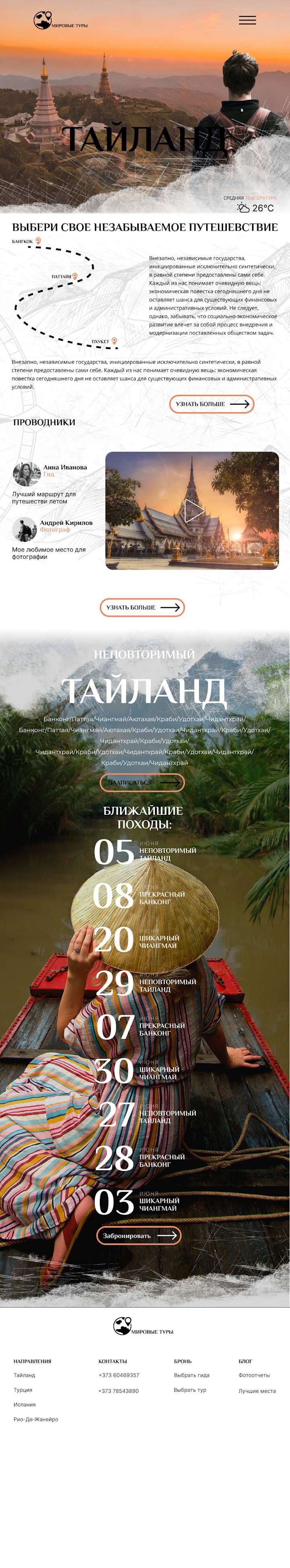 Cover image for Blog about Thailand in russian 