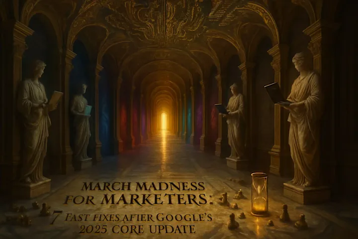 Cover image for March Madness for Marketers: 7 Fast Fixes After Google’s 2025 Core Update
