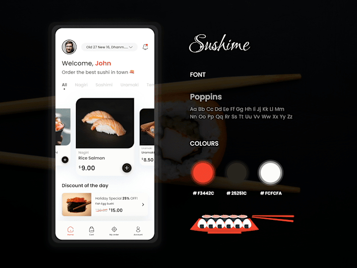 Cover image for Sushime - Sushi Delivery App