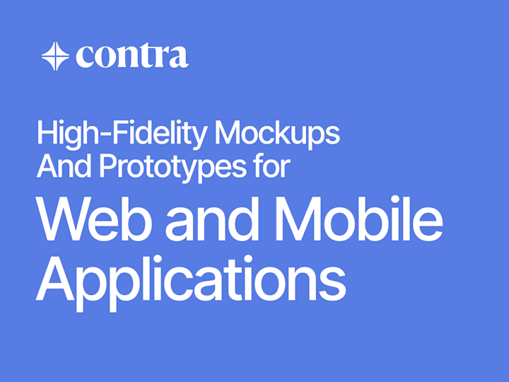 Cover image for High-Fidelity UI/UX Prototyping