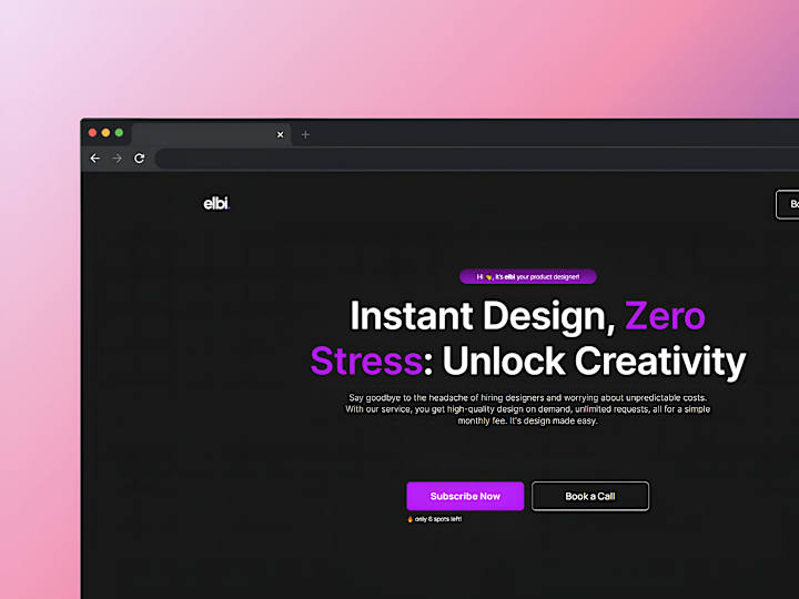 Cover image for elbistudio.com - (Framer Design + Development)